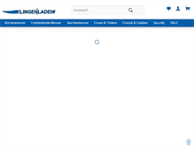 Tablet Screenshot of klingenladen.com